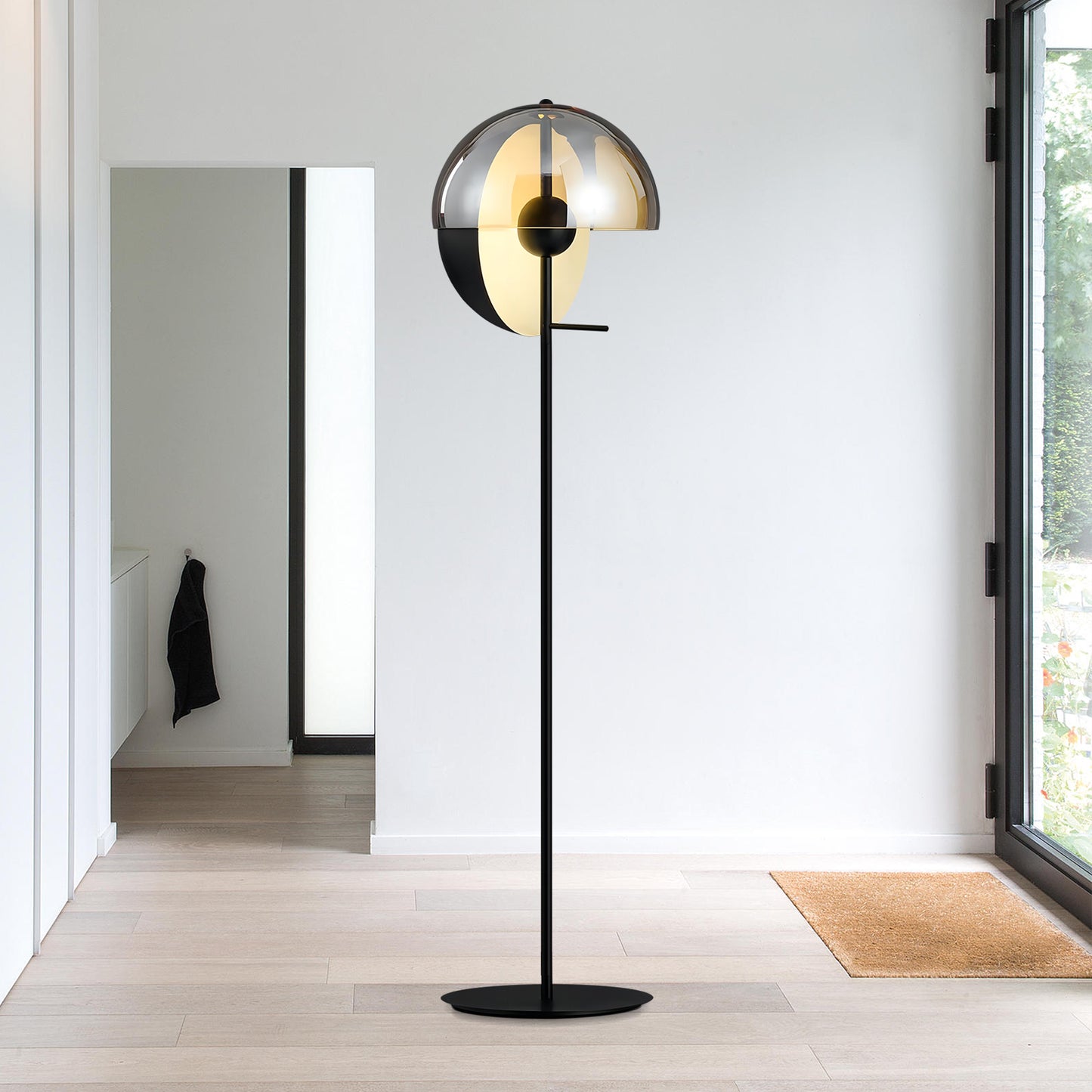 Theia Glass Floor Lamp