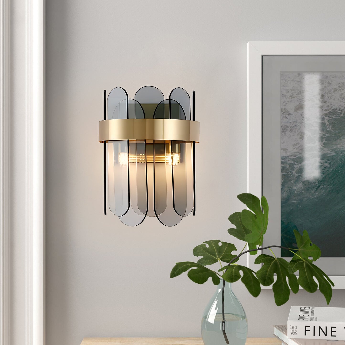 Aashvi Glass Sconce