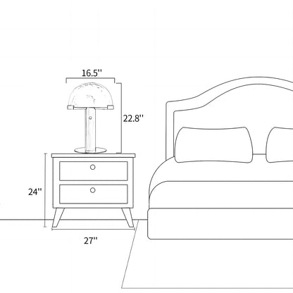 Alabaster Dome Table Lamp