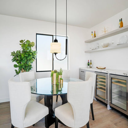 Alabaster Triple Pendant