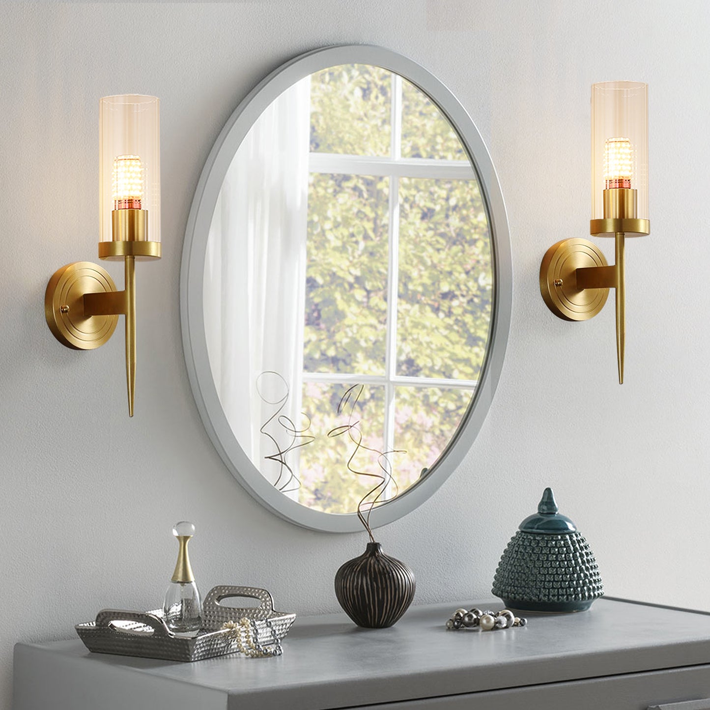 Alouette Glass Sconce