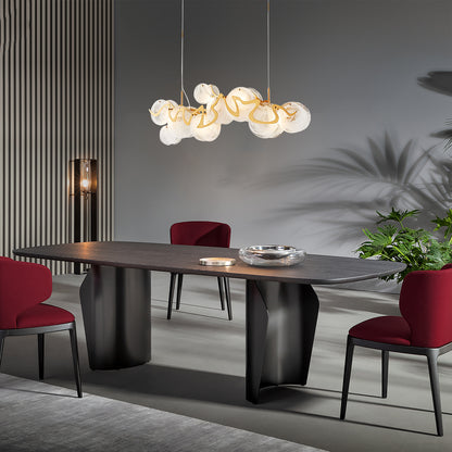 Artichoke Glass Chandelier