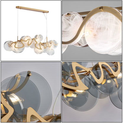 Artichoke Glass Chandelier