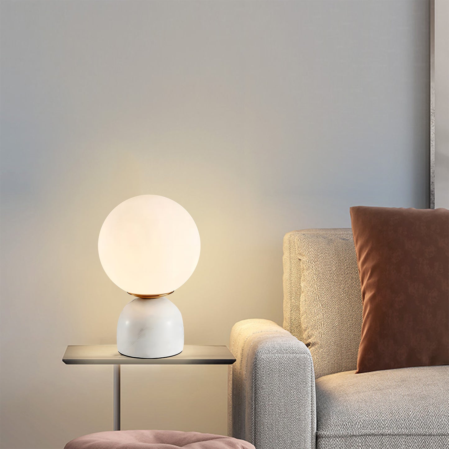 Ball Marble Table Lamp