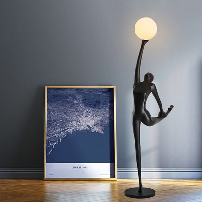 Ballerina Figure Floor Lamp