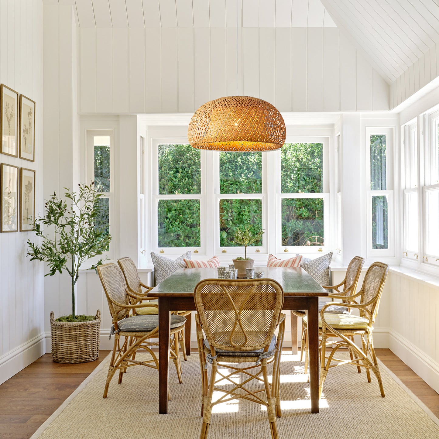 Bamboo Lantern Pendant Lamp