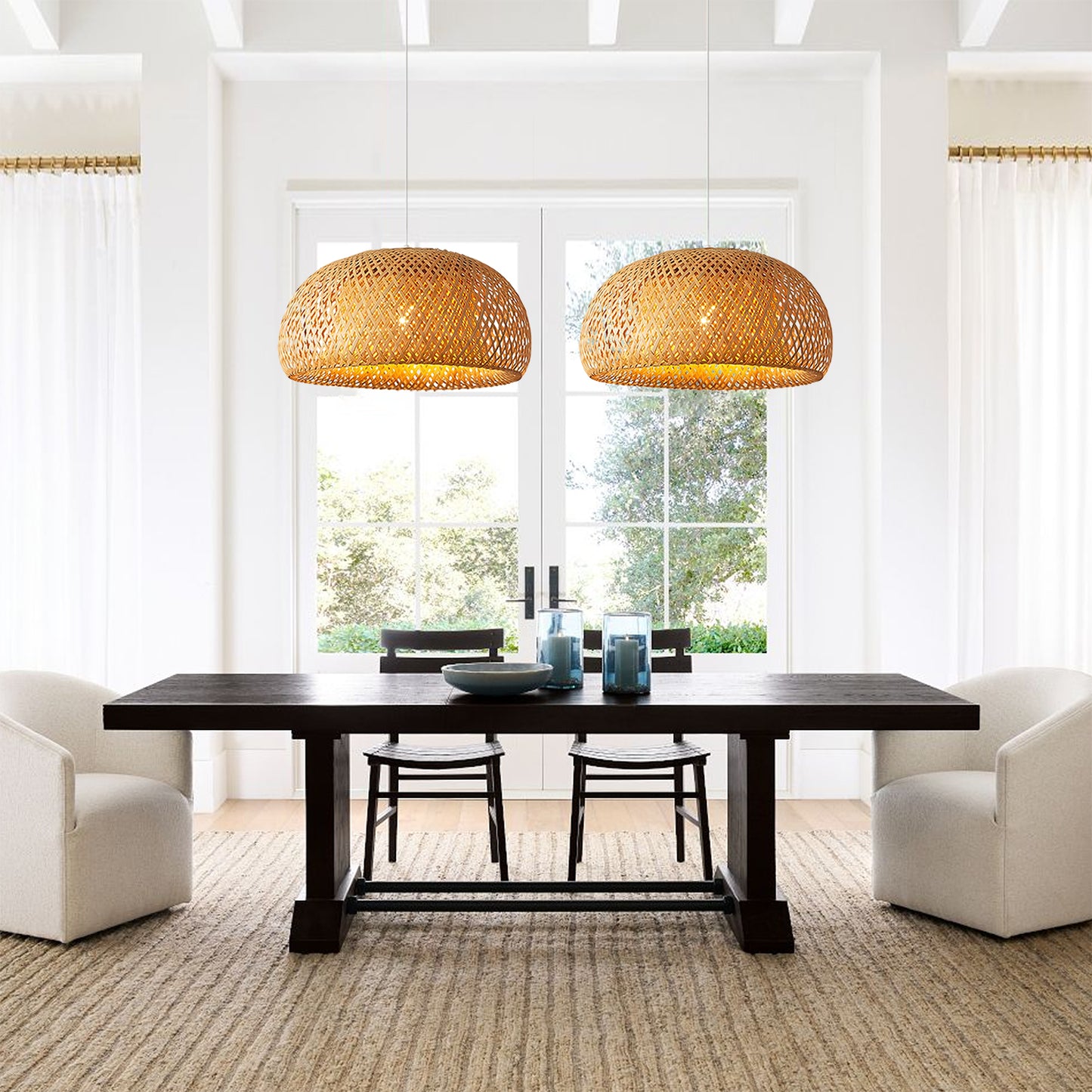 Bamboo Lantern Pendant Lamp