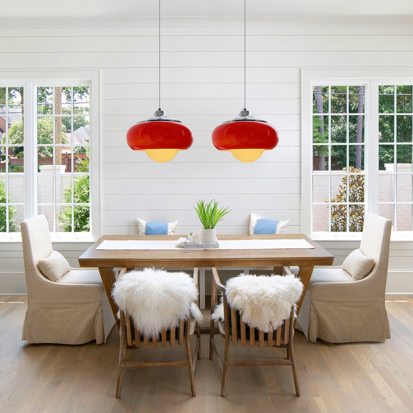 Bauhaus Egg Tart Pendant