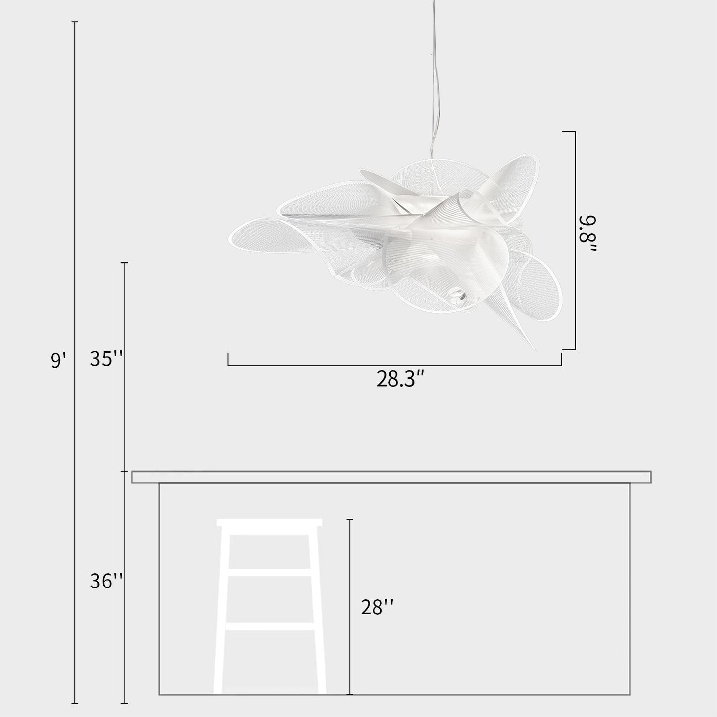 Beautiful Star Pendant Lamp