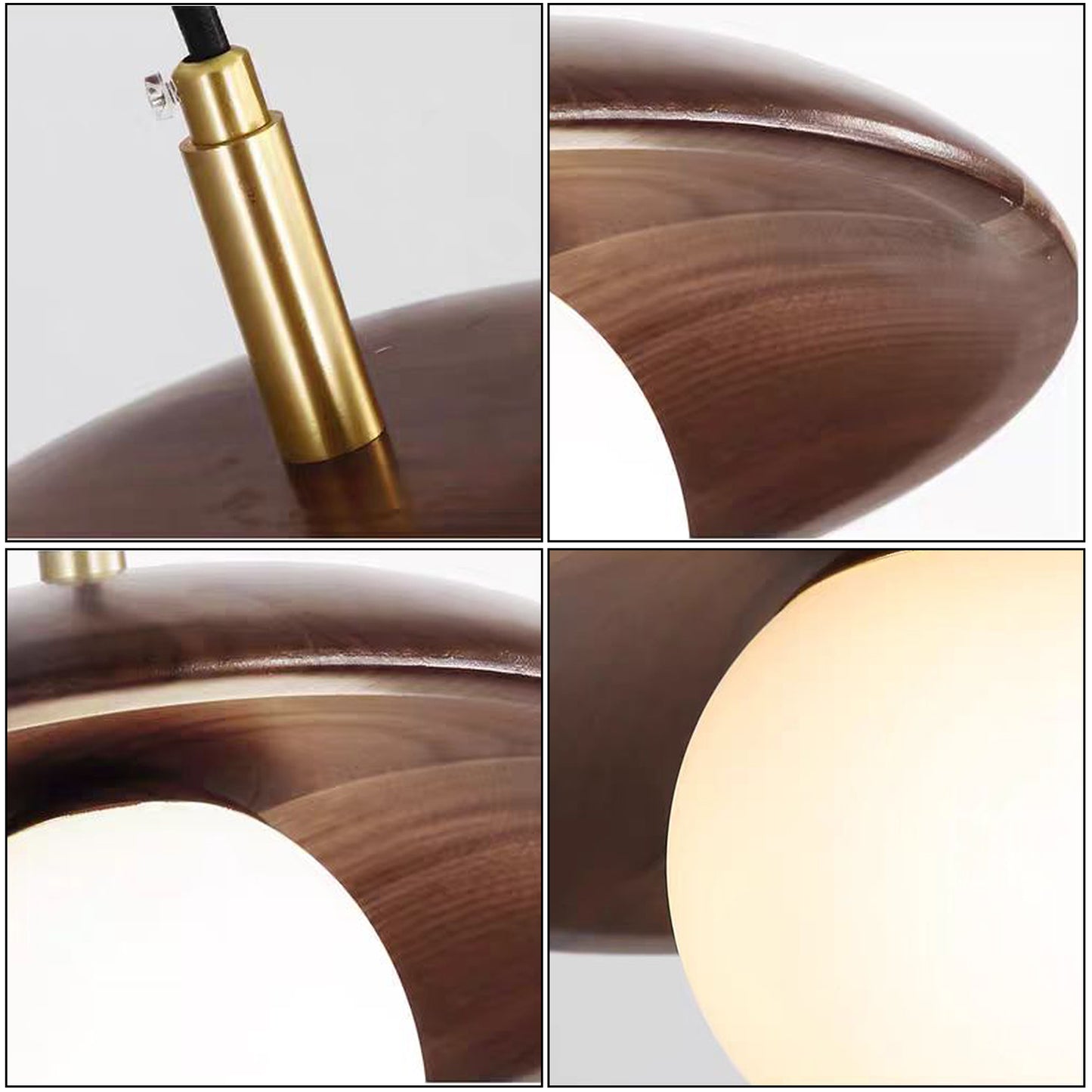 Black Walnut Wood Lamp