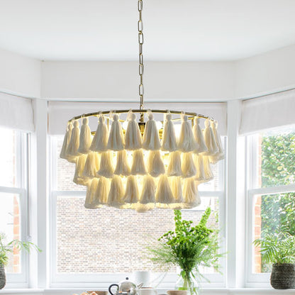 Bohemian Tassel Chandelier