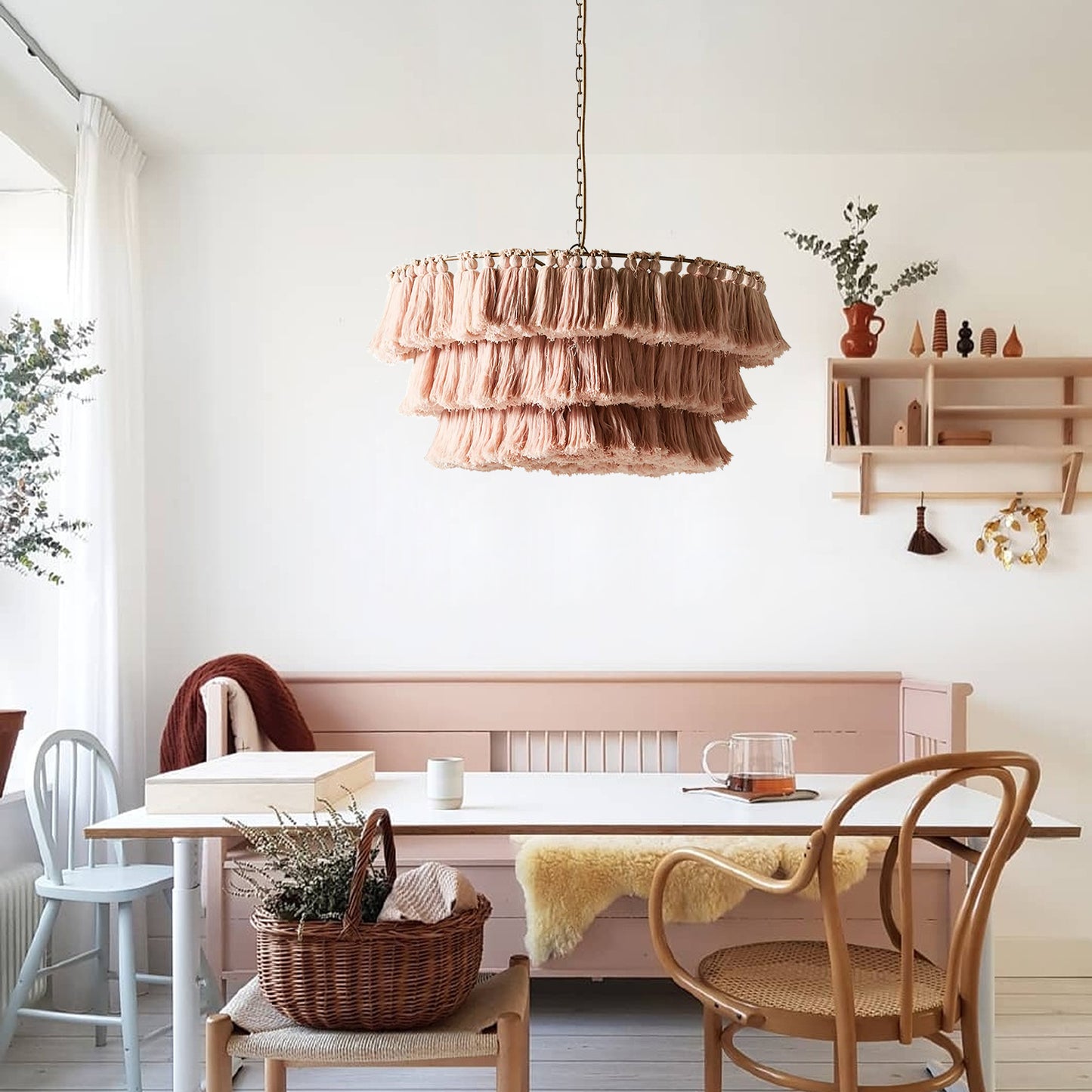 Bohemian Tassel Chandelier