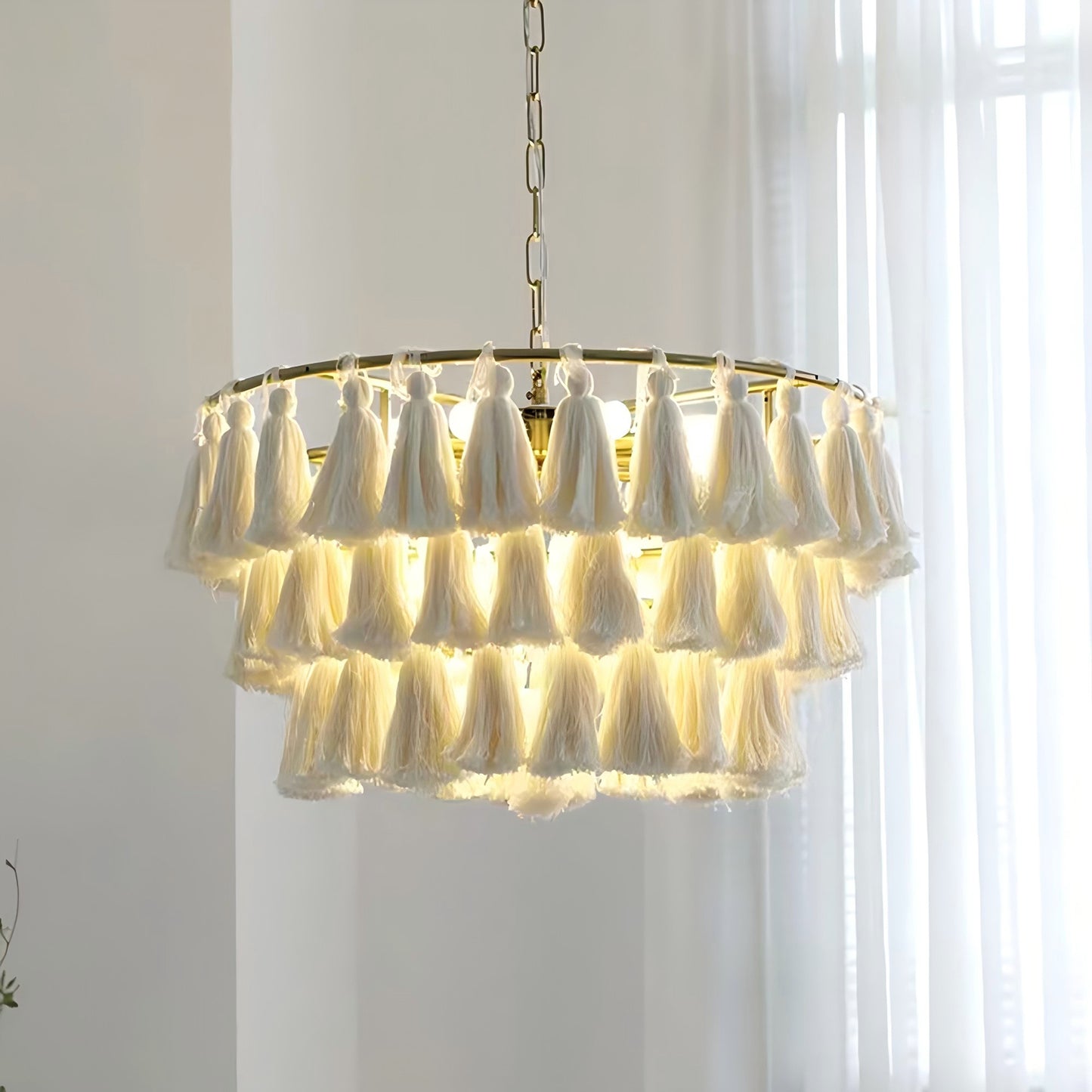 Bohemian Tassel Chandelier
