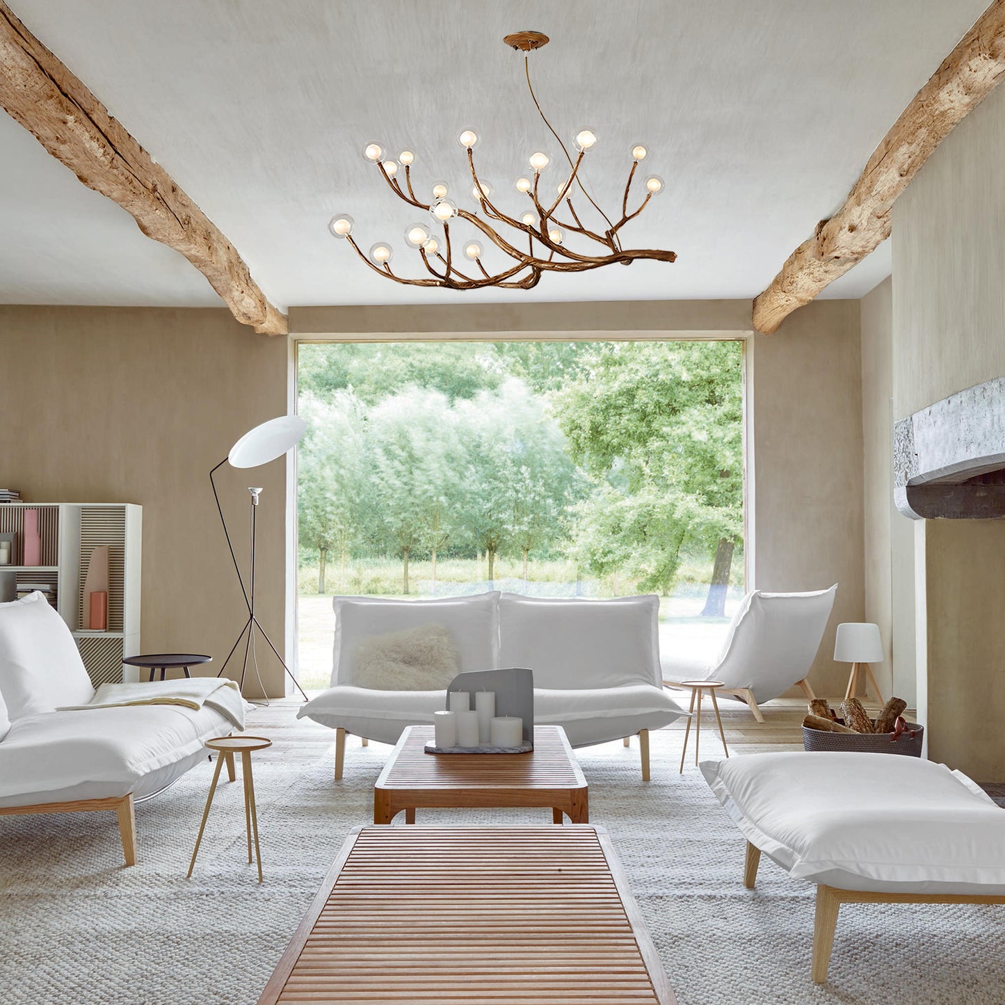 Branch Bubble Ball Chandelier