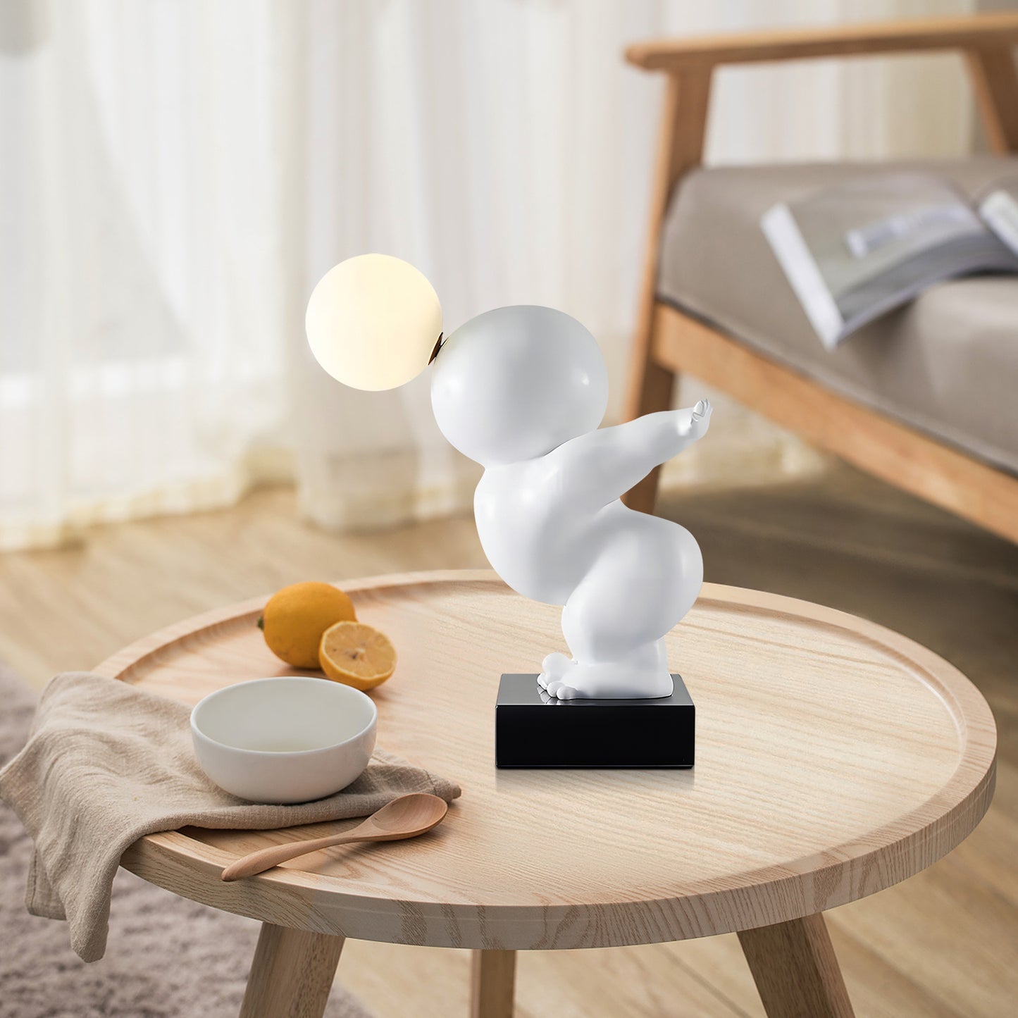 Bubble Figure Table Lamp