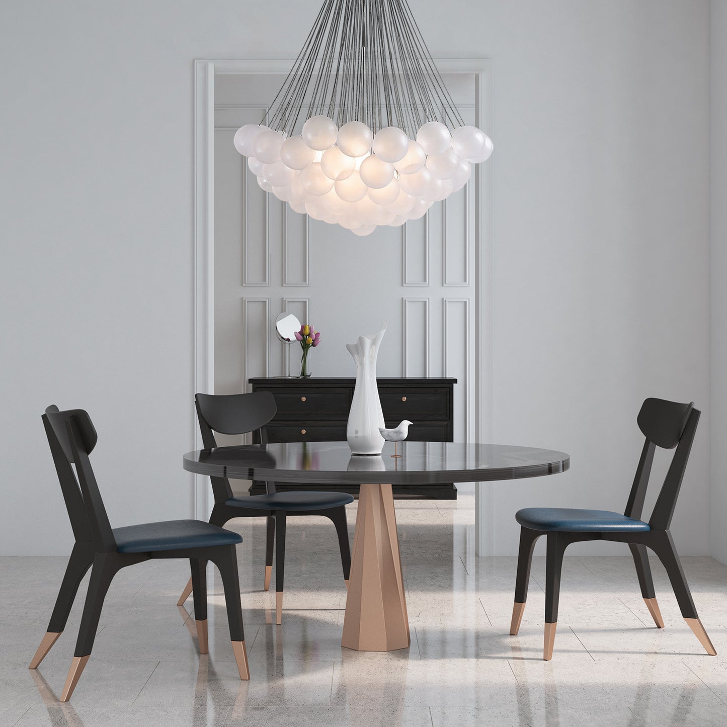 Bubble Glass Chandelier