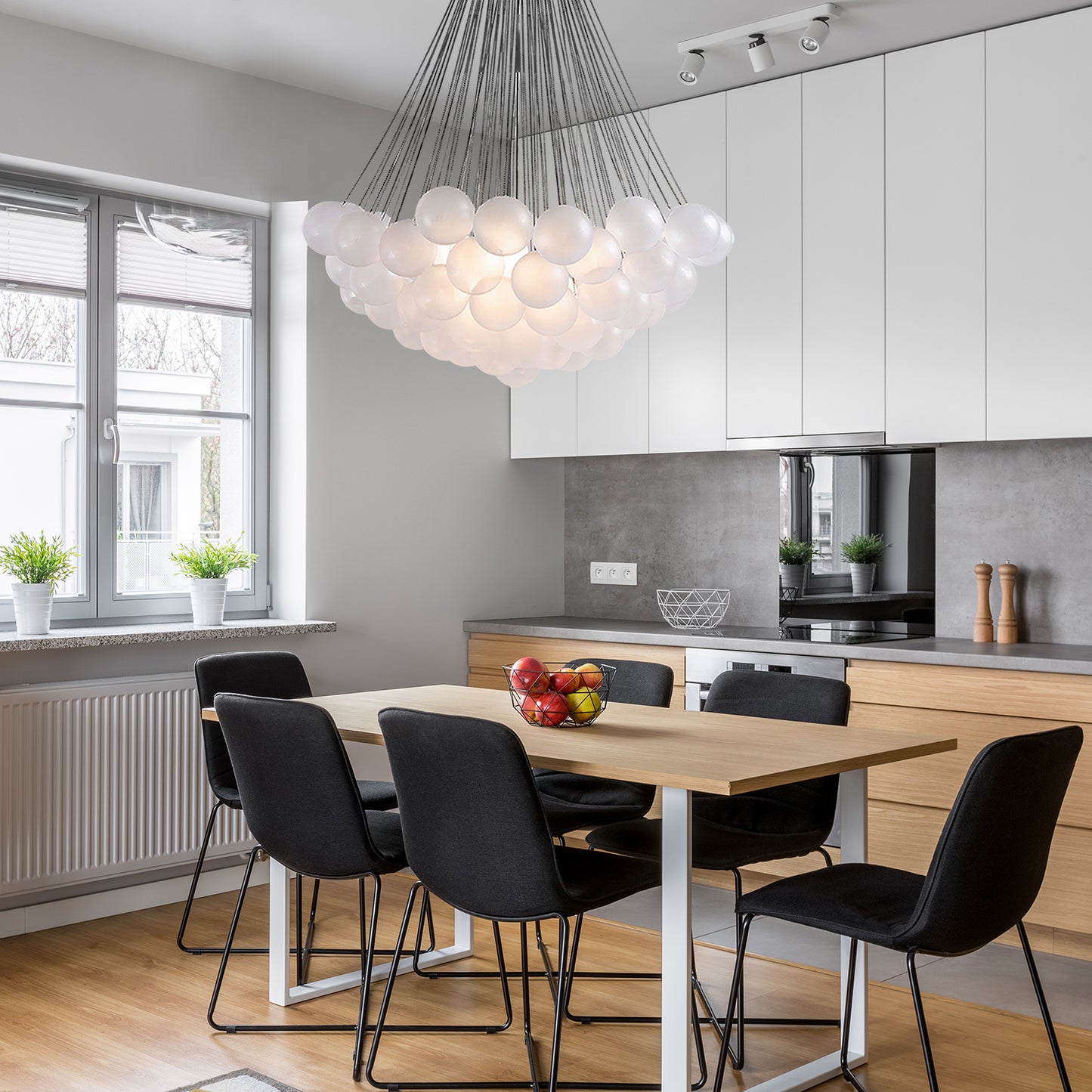 Bubble Glass Chandelier