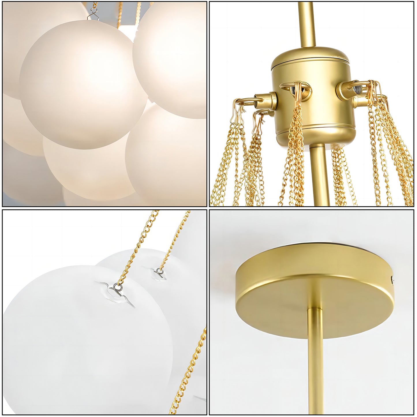 Bubble Glass Chandelier