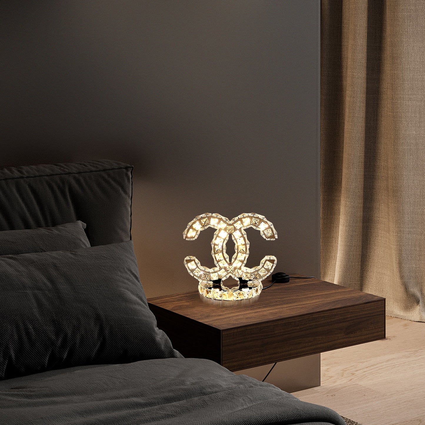 CC Crystal Table Lamp