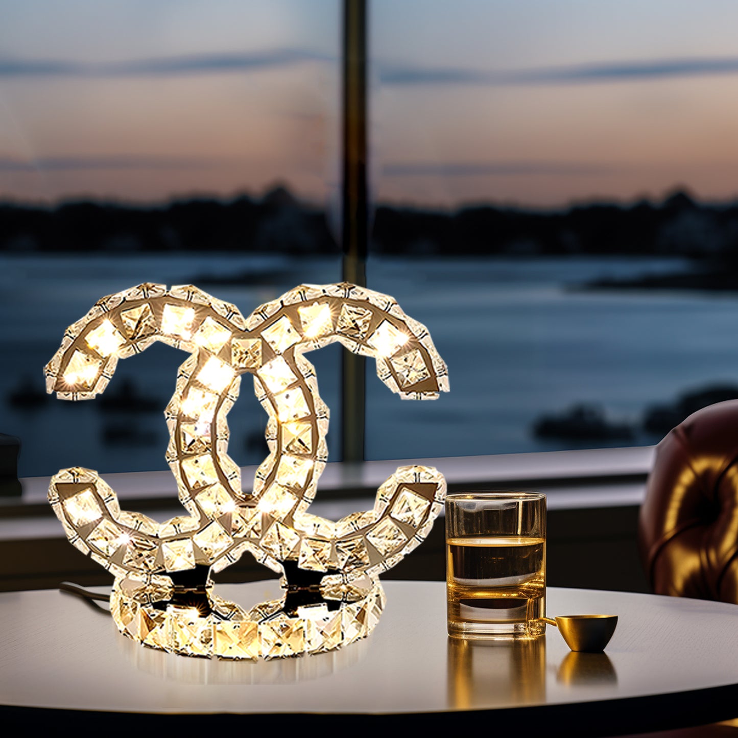 CC Crystal Table Lamp