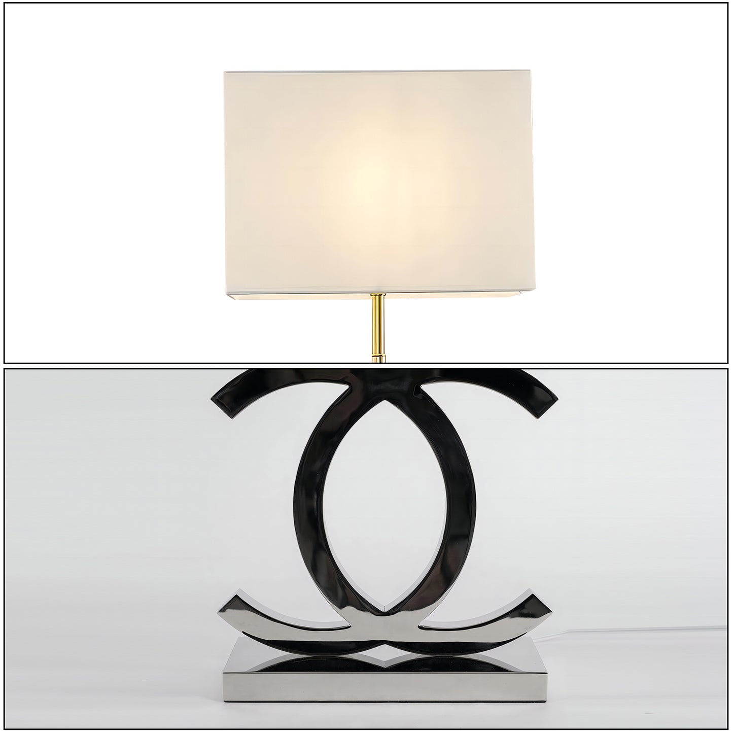 CC Stainless Steel Table Lamp