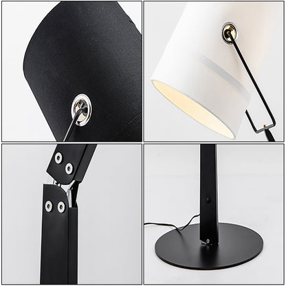 Canvas Arc Floor Lamp
