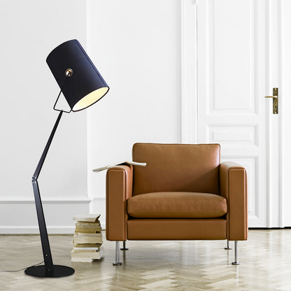Canvas Arc Floor Lamp