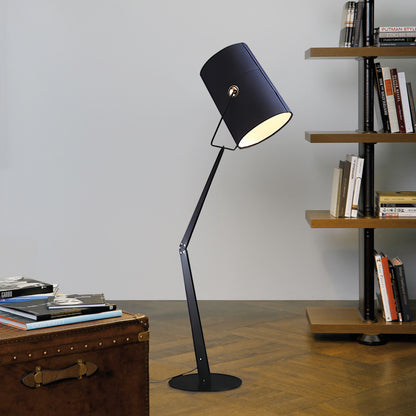 Canvas Arc Floor Lamp