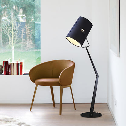 Canvas Arc Floor Lamp