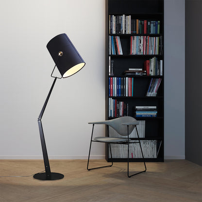 Canvas Arc Floor Lamp