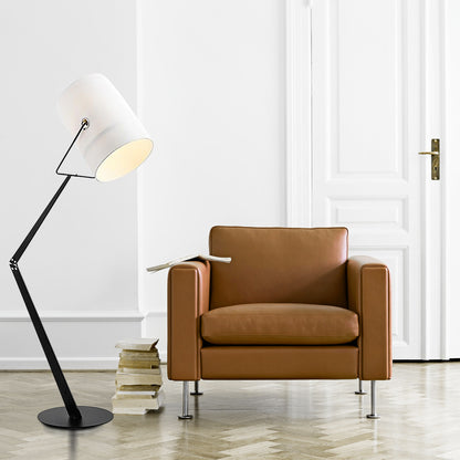 Canvas Arc Floor Lamp