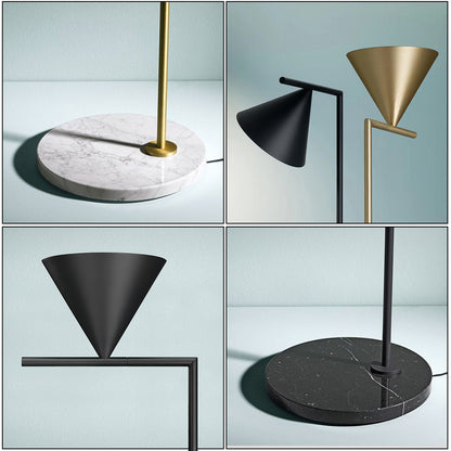 Captain Flint Marble Floor Lamp