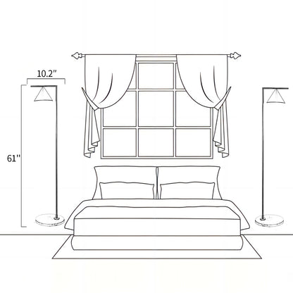 Captain Flint Marble Floor Lamp