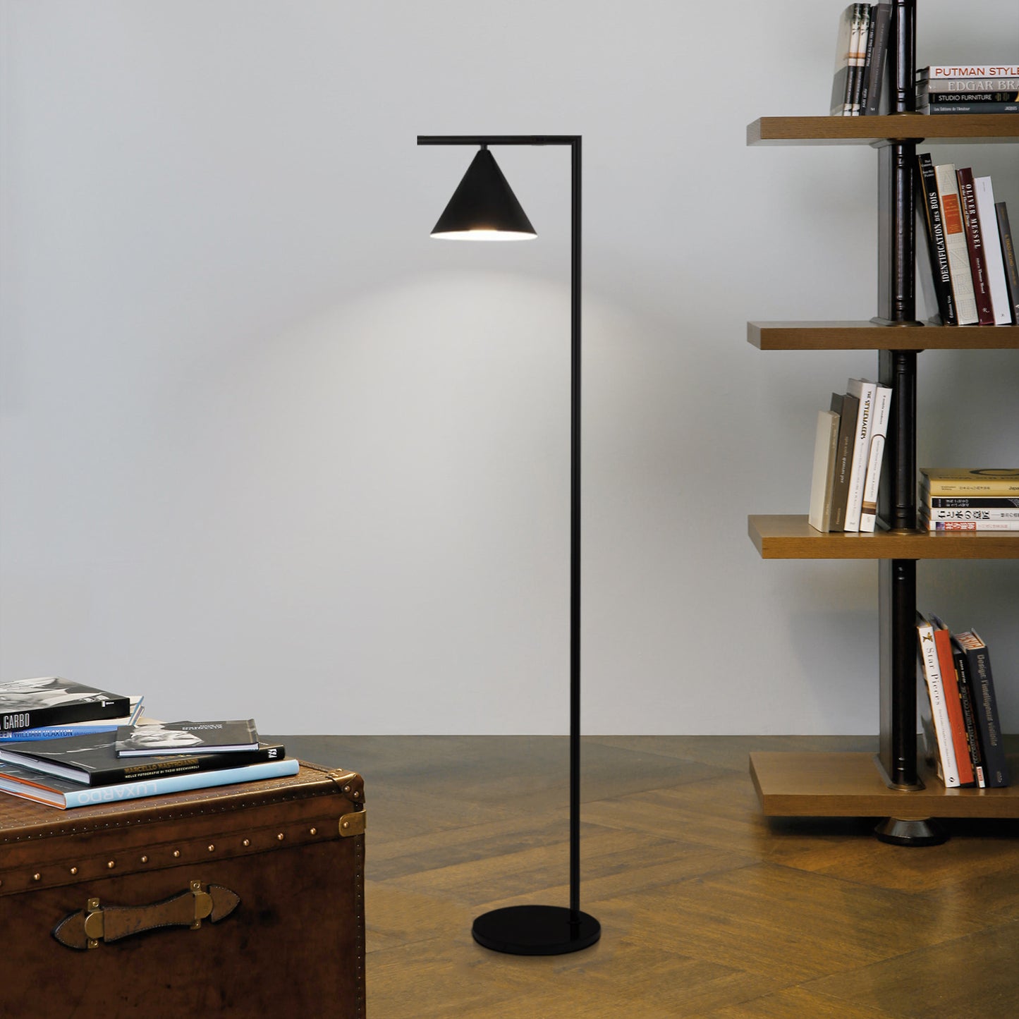 Captain Flint Marble Floor Lamp