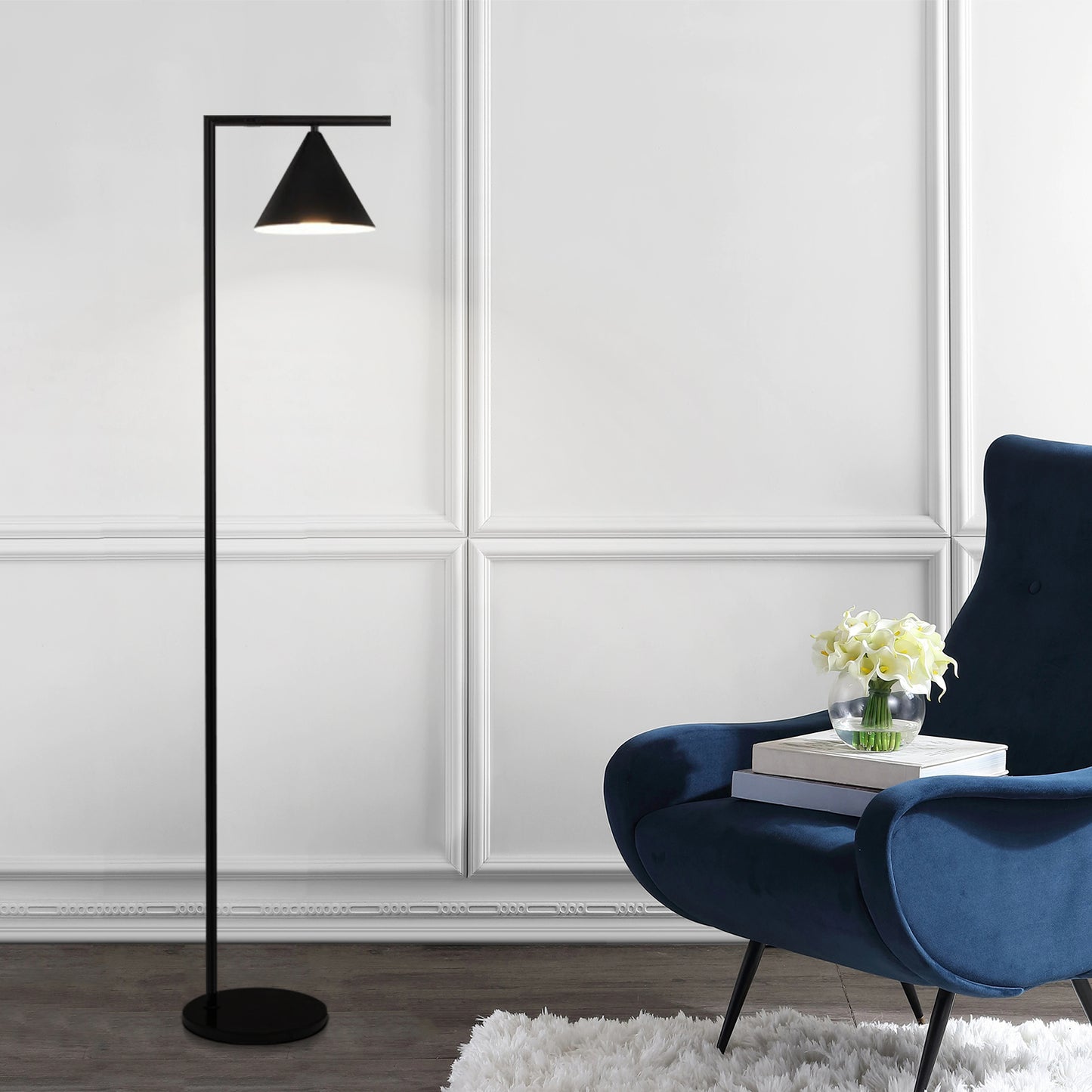 Captain Flint Marble Floor Lamp