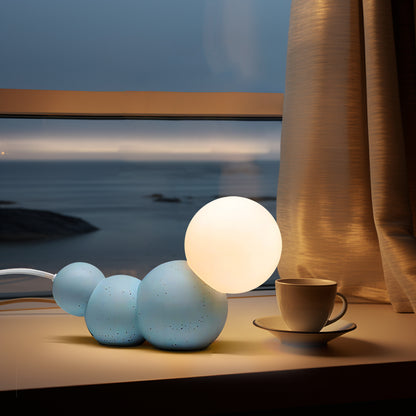 Caterpillar Resin Table Lamp