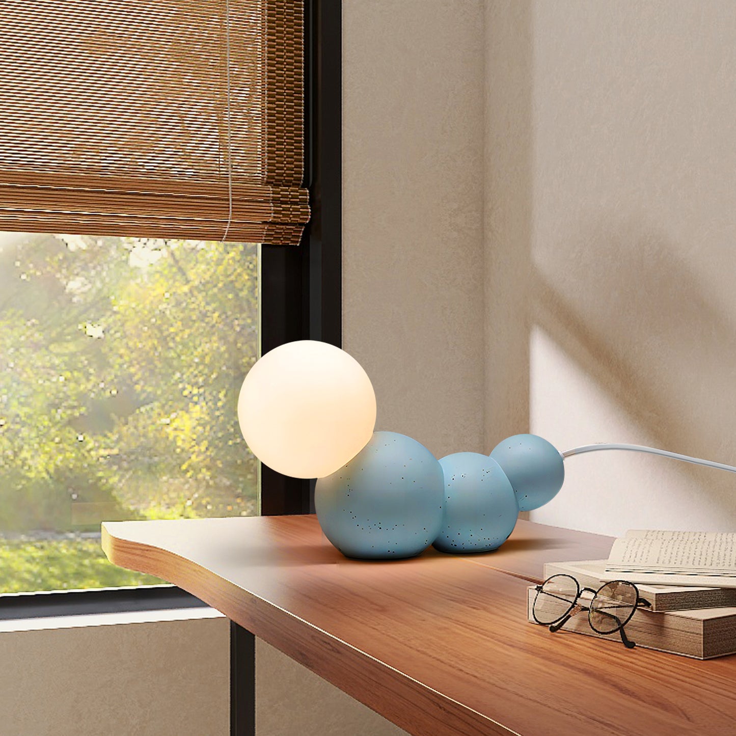 Caterpillar Resin Table Lamp