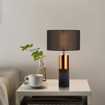 Cement Gray Table Lamp