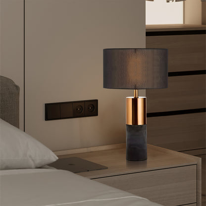 Cement Gray Table Lamp