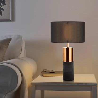 Cement Gray Table Lamp