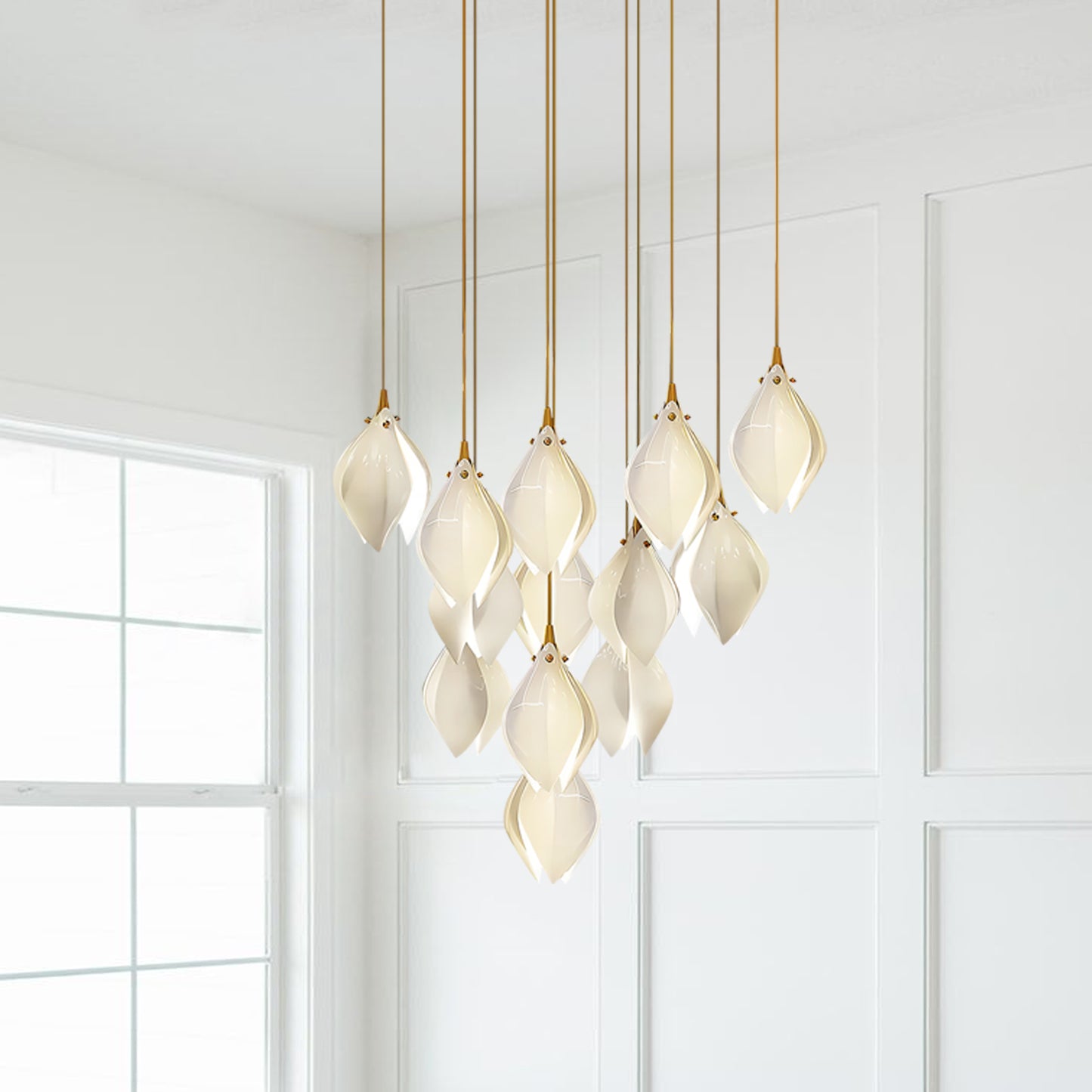 Ceramic Bloom Chandelier