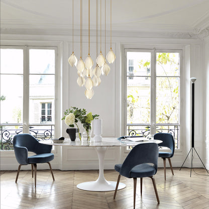 Ceramic Bloom Chandelier