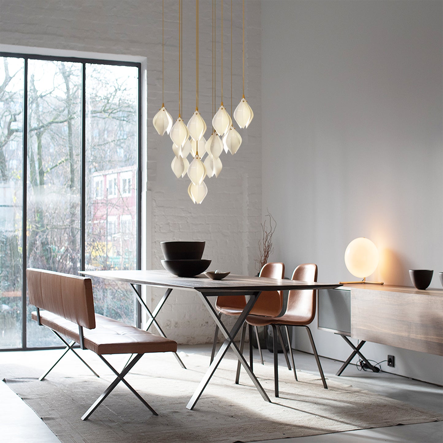 Ceramic Bloom Chandelier