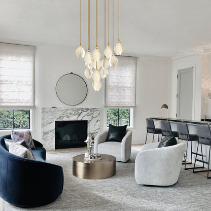 Ceramic Bloom Chandelier