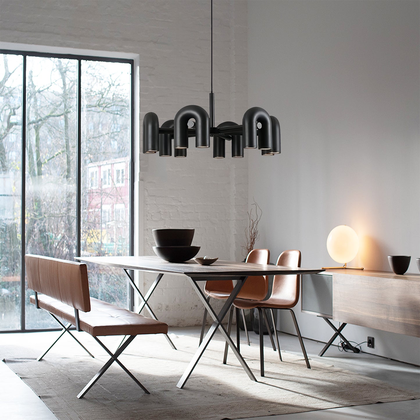 Cirkus Tube Chandelier