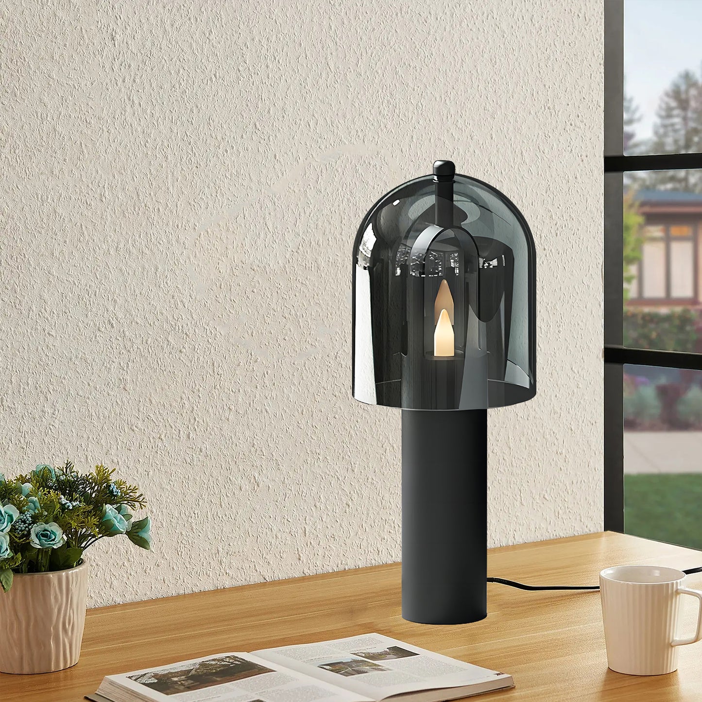 Clarine Curved Table Lamp