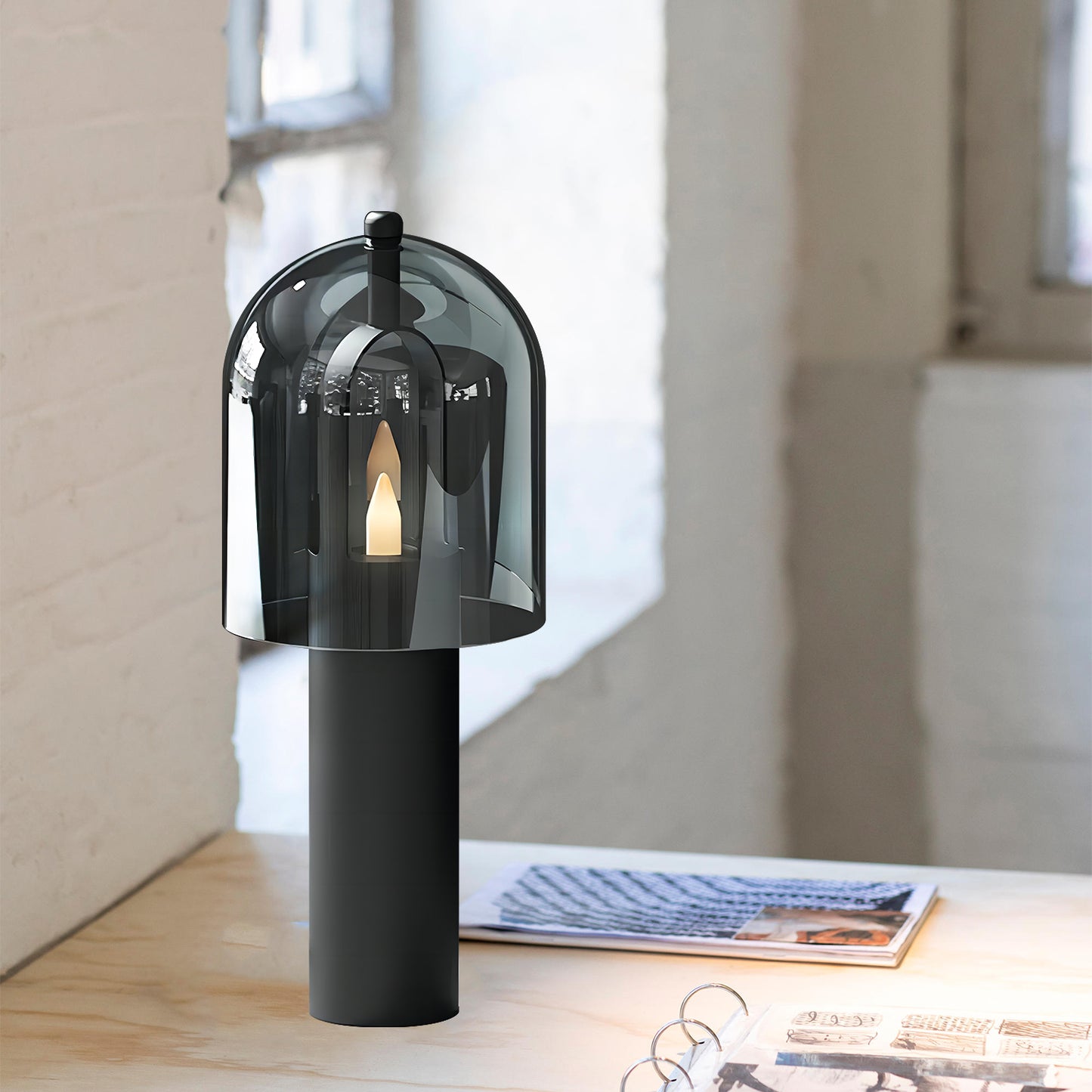 Clarine Curved Table Lamp