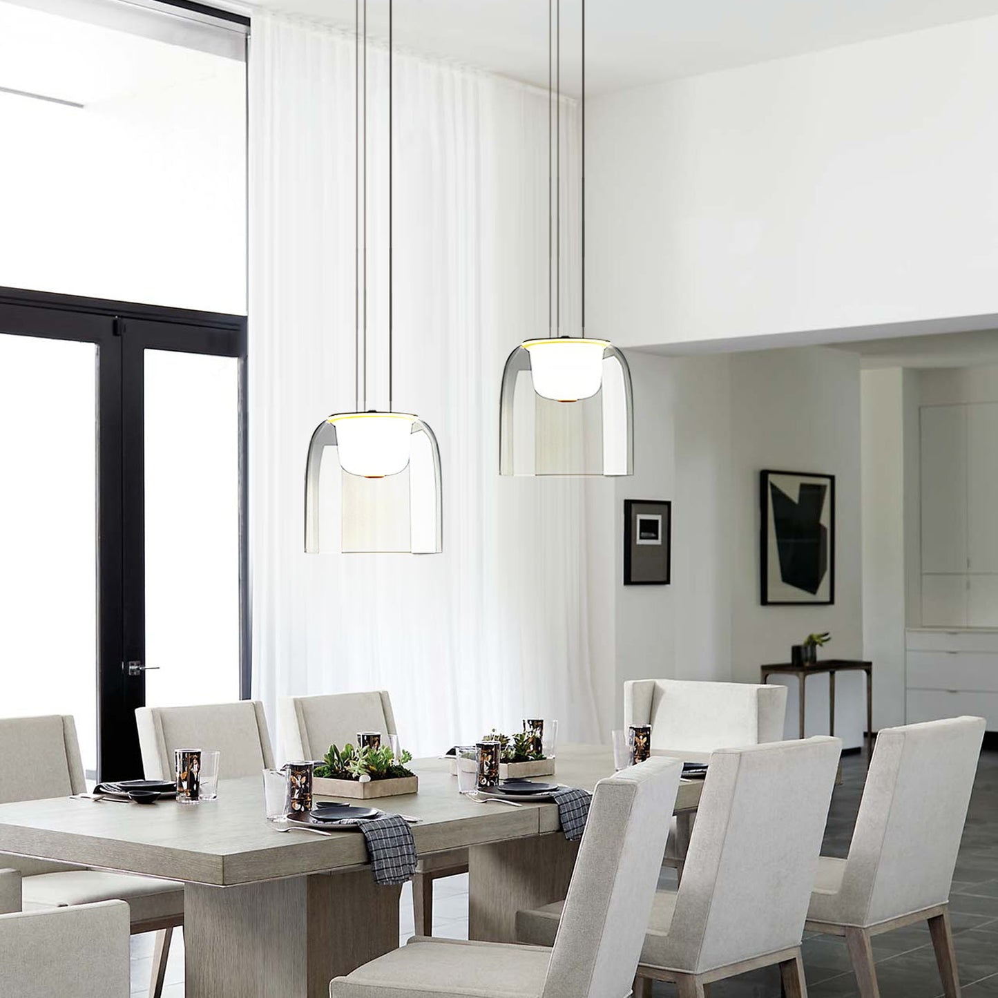 Clifton Glass Pendant Light