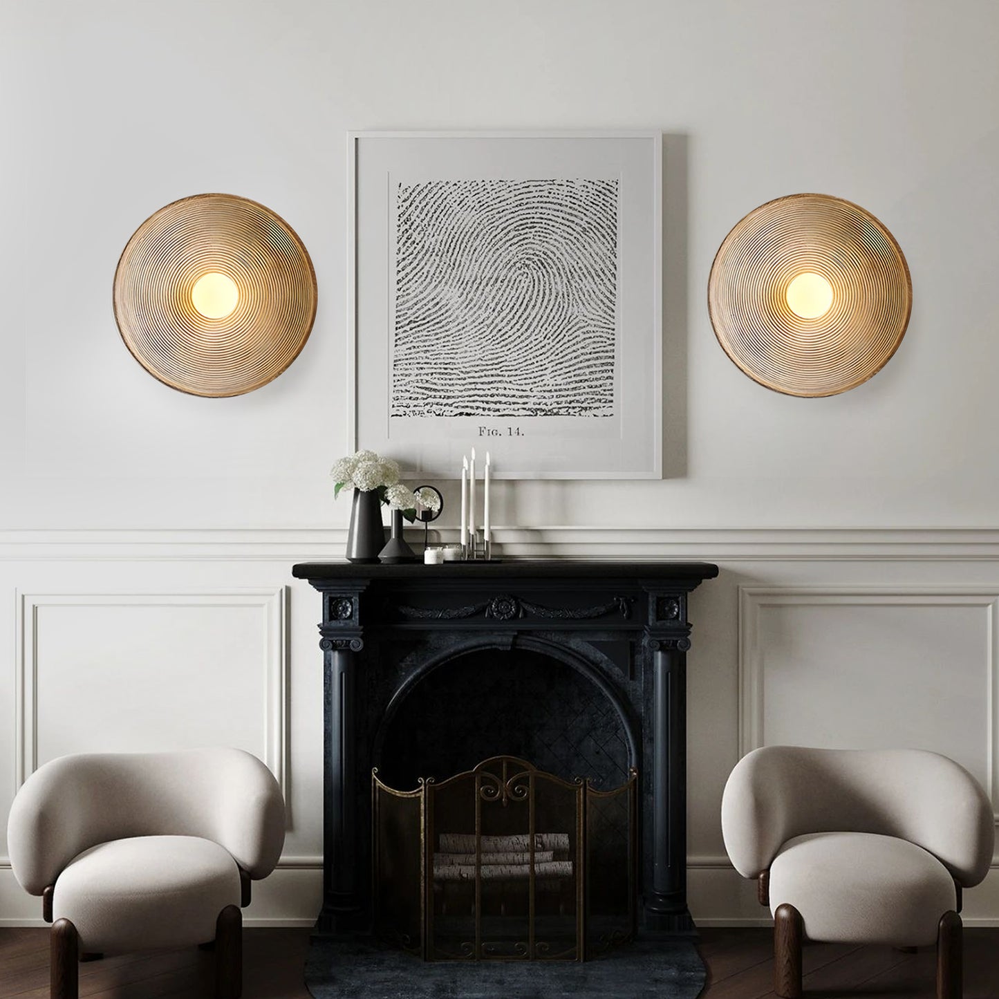 Concentric Circle Wall Lamp