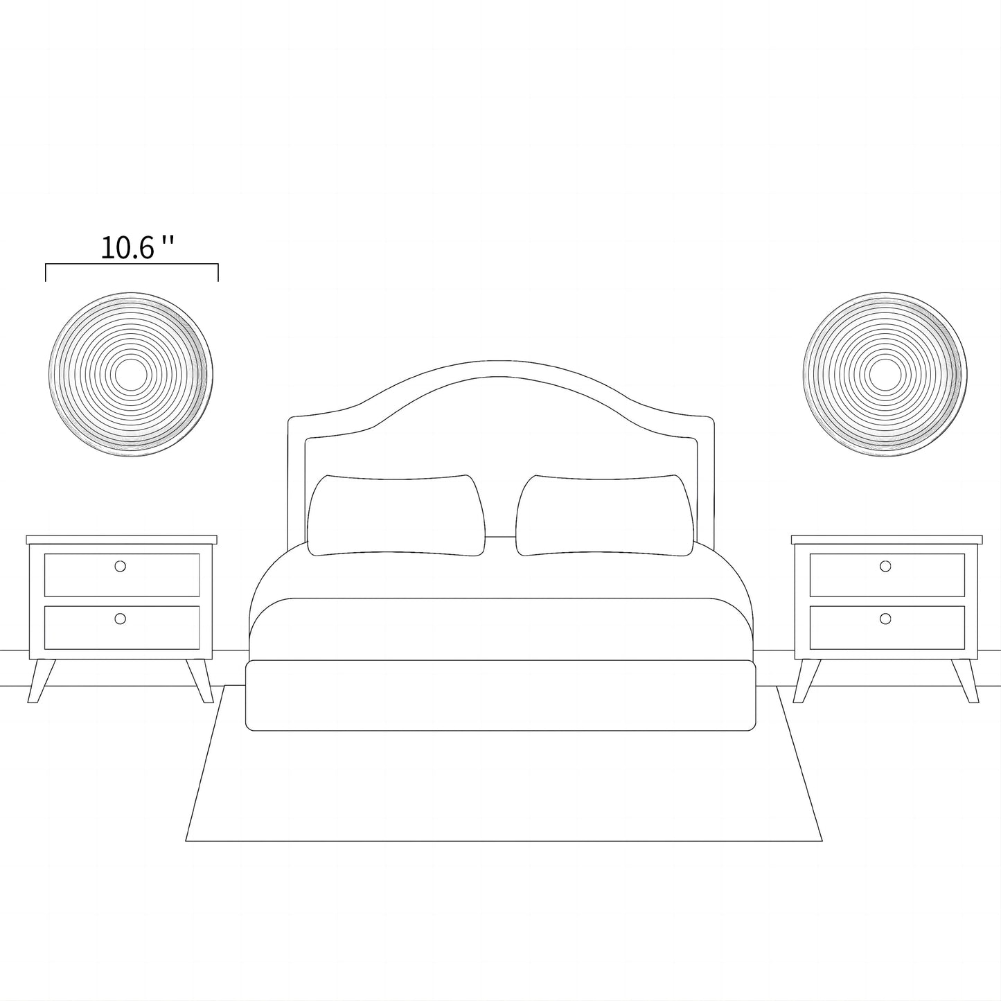 Concentric Circle Wall Lamp